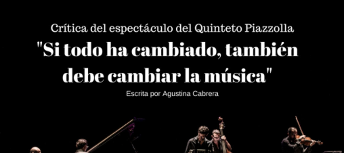 Si todo ha cambiado, también debe cambiar la música